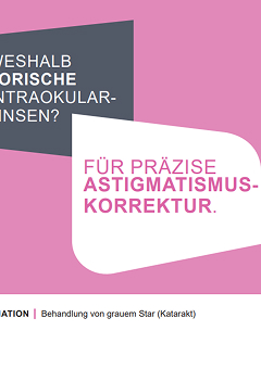 Dokumentenübersicht, Informationsblatt: Intraokular